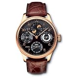 IWC Portuguese Perpetual Calendar 18kt Rose Gold Brown Mens Watch IW502119 by IWC