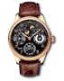 IWC Portuguese Perpetual Calendar 18kt Rose Gold Brown Mens Watch IW502119