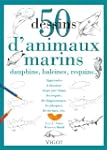 50 dessins d'animaux marins, dauphins...