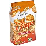 Genisoy Soy Crisps, Zesty Barbeque, 3.85-Ounce Bags (Pack of 12)