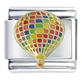 Hot Air Balloon Pugster Italian Charms
