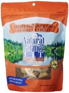 Natural Balance Sweet Potato and Fish Formula Dog Treats, 14-Ounce Bag