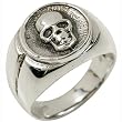 Skull Signet - Sterling Silver Ring