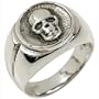 Skull Signet - Sterling Silver Ring