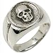 Skull Signet - Sterling Silver Ring