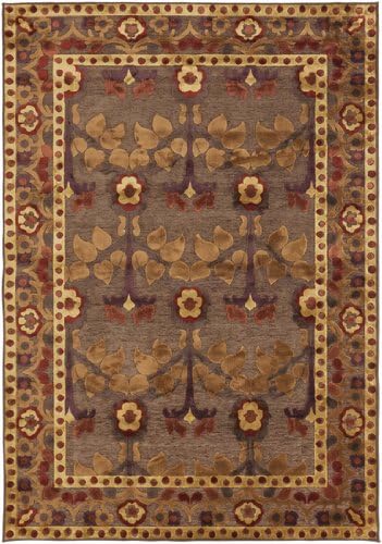 5'2" x 7'6" Basilica Thin High/Low Pile Contemporary | Transitional Machine Made Rectangle 60% Viscose / 40% Acrylic Chenille Rug Wenge Wenge, Raw Umber, Dark Brown, Bronze, Carnelian