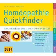 Quickfinder  Hom�opathie: Der schnellste Weg zum richtigen Mittel (GU Quickfinder)