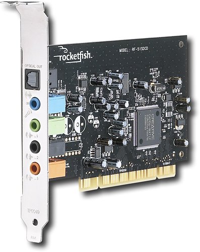 Rocketfish 5.1-Channel PCI Sound Card RF-51SDCD