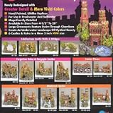 BLUE RIBBON PET AQUARIUM FRESHWATER TANK DECORATION MINI CASTLE WITH GOLD TOPS