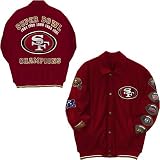 G-III San Francisco 49ers Super Bowl Commerative Wool Varsity Jacket
