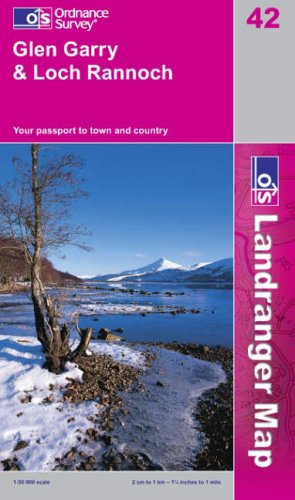 Glen Garry and Loch Rannoch (Landranger Maps)