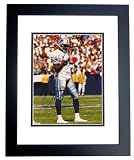 Autographed Moore Picture - Herman Detroit Lions 8x10 BLACK CUSTOM FRAME - Autographed NFL Photos