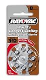 Rayovac Loud'n Clear Hearing Aid Batteries, Premium Zinc Air, Size 312 , 8 batteries
