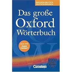 Das große Oxford Wörterbuch Englisch-Deutsch/Deutsch-Englisch