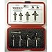 Whiteside 502 - 5 Piece Router Bit Set