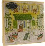 2 Packs of French Bar Portail de l'Olivier Wine Bar French Design Cocktail Napkins, 20 each