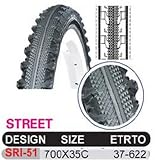 DSI Sporting Semi Slick Hybrid Bike Tyre 700c x 35c x1