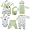 Hudson Baby 6-Piece Rainforest Layette Set (NB) [Apparel]