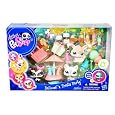 Cheap Deals on Littlest Pet Shop 3 Pack Bobble Head Pet Figure Box Set - Balloons 'n Treats Party with Yorkie Puppy (#1473), White Cat (#1472), Tan Bu