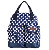 （ワボーズ） Waboats おしゃれ ママバッグ 大容量 デイパック 軽量 防水 ショルダーバッグ マザーズバッグ トートバッグ 多機能 ネービー One Size