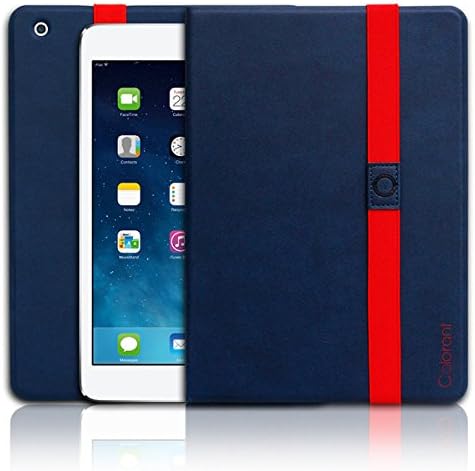 iPad Air Cover Case, Colorant Book Cover Standing Case for iPad Air 1, 2, and 3 (Blue)