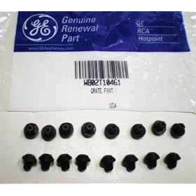 16 PACK of WB02T10461 General Electric GE Gas Range Grate Rubber Feet