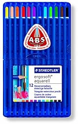Staedtler Ergosoft Watercolor Pencils, Set of 12 Colors in Stand-up Easel Case (156SB12) Shopper Review Staedtler Ergosoft Watercolor Pencils, Set of 12 Colors in Stand-up Easel Case (156SB12) Shopper Review