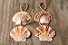 Hinterland Trading 4 Seashell Nautical Christmas Ornaments