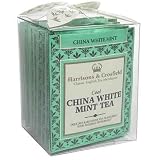 Review Harrisons & Crosfield  / Harrisons & Crosfield White Tea With Mint, Individually Wrapped Tea Bags, 10-Count, .8-Ounce Cube (Pack of 16)