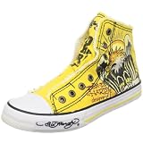 Ed Hardy Womens High Rise Sneaker,Yellow 11SHR104W,8 M US 5176lSqQVDL. SL160 Ed Hardy Womens High Rise Sneaker,Yellow 11SHR104W,8 M US