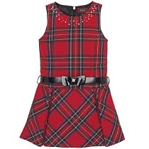 The Children's Place Girls Family-plaid Jumper Dress Sizes 4 - 14