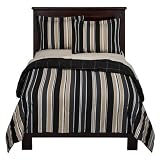Room Essentials® Black Stripe Comforter