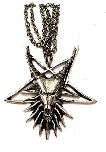 Sigil of Baphomet Laveyan Lucifer invert Pentacle Pentagram star pendant