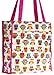 World Traveler Pink Owl Print Travel Tote Bag 12-inch