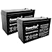 PowerStar Brand-Razor Scooter Batteries 12V - 9AH - 24Volts - E200, ES300, Bella, E300S, Betty