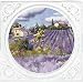 Lavender Fields - Antique White Drink Coasters - Style AAED3