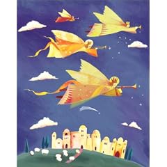 Trumpeting Angels (Holiday Cards)