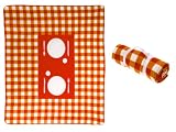 Present Time Fleece rug Picnic red