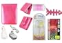 Cuffu Ipod Nano 3 Bundle Pink Leather/charger Kit/cord Manager/earphone/screen Guard