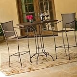 Woodard Amelie Bar Height Patio Dining Set - Seats up to 4 Stone - WD1199