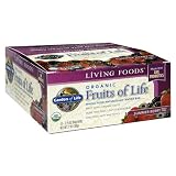 Garden of Life Fruits of Life Living Foods Whole Food Antioxidant Matrix Bar, Organic, Summer Berry, 2.25 Ounce Bar (Pack of 12)