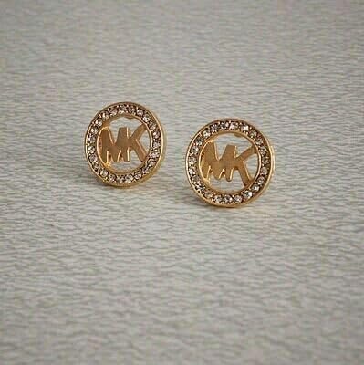 Beautiful Trendy Shinny Gold Earrings Studs