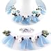 AugustinaJewelry Double Strand Necklace made of Freshwater Cultured Pearls and Natural Stones *** AugustinaJewelry Special Design !