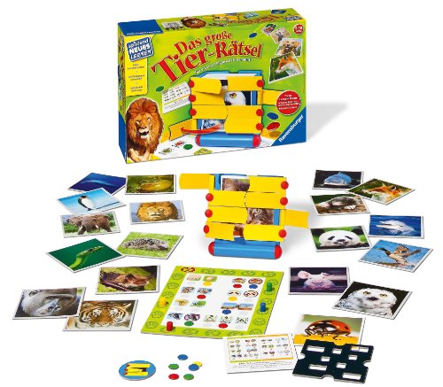 Imagen 2 de Ravensburger 25036 El gran puzzle de los animales - Juego de mesa [importado de Alemania]