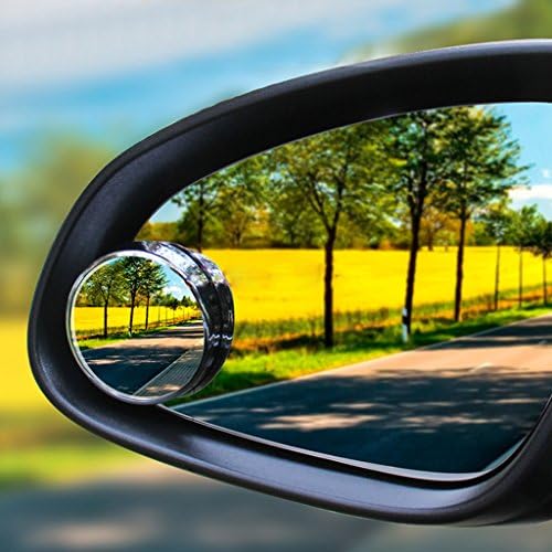 KJG Driver/passenger Side Stick-on Adjustable Rearview Blind Spot Mirror - Pack of 2