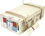 手延そうめん揖保乃糸 上級品(赤帯)[古]《50g×120把：6000g》 【６kg荒木箱】 (揖保の糸) pda