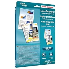Data Becker 311202 Laser-Fotopapier (doppelseitig, gl�nzend) 100 Blatt, 200 g