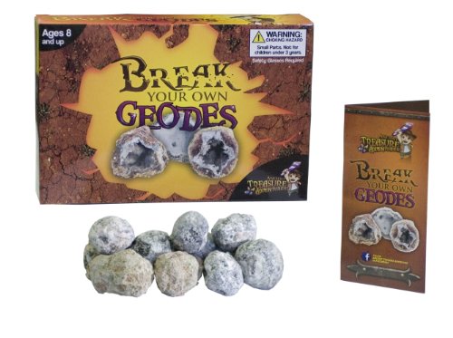 Break Your Own Geodes High Quality Kit 12 Whole Geodes - Toy