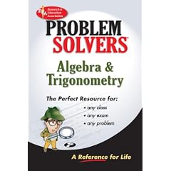 Algebra & Trigonometry Problem Solver (REA) (Problem Solvers)