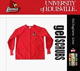 Louisville Cardinals Scrub Style Nursing Jacket from GelScrubs - B000BJKSVQ
